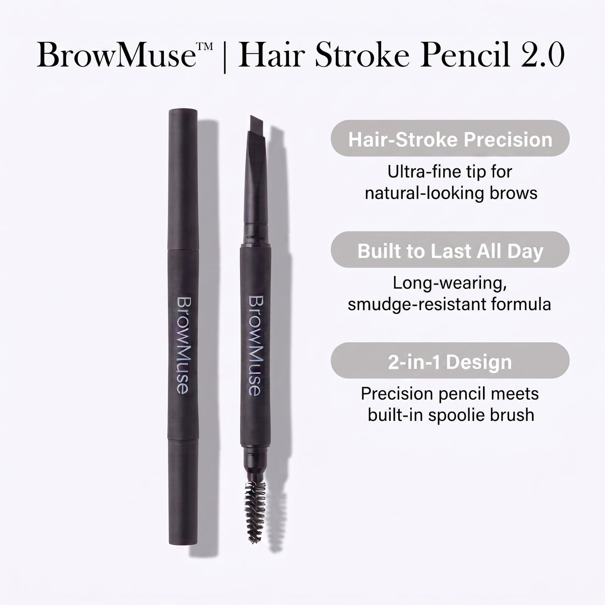 BrowMuse™- Hair Stroke Pencil 2.0