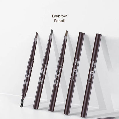 5 Colors Eyebrow Cosmetics Pencil Waterproof Double-Headed Eyebrow Tattoo Natural Long Lasting Makeup Paint Eyebrow Pencil