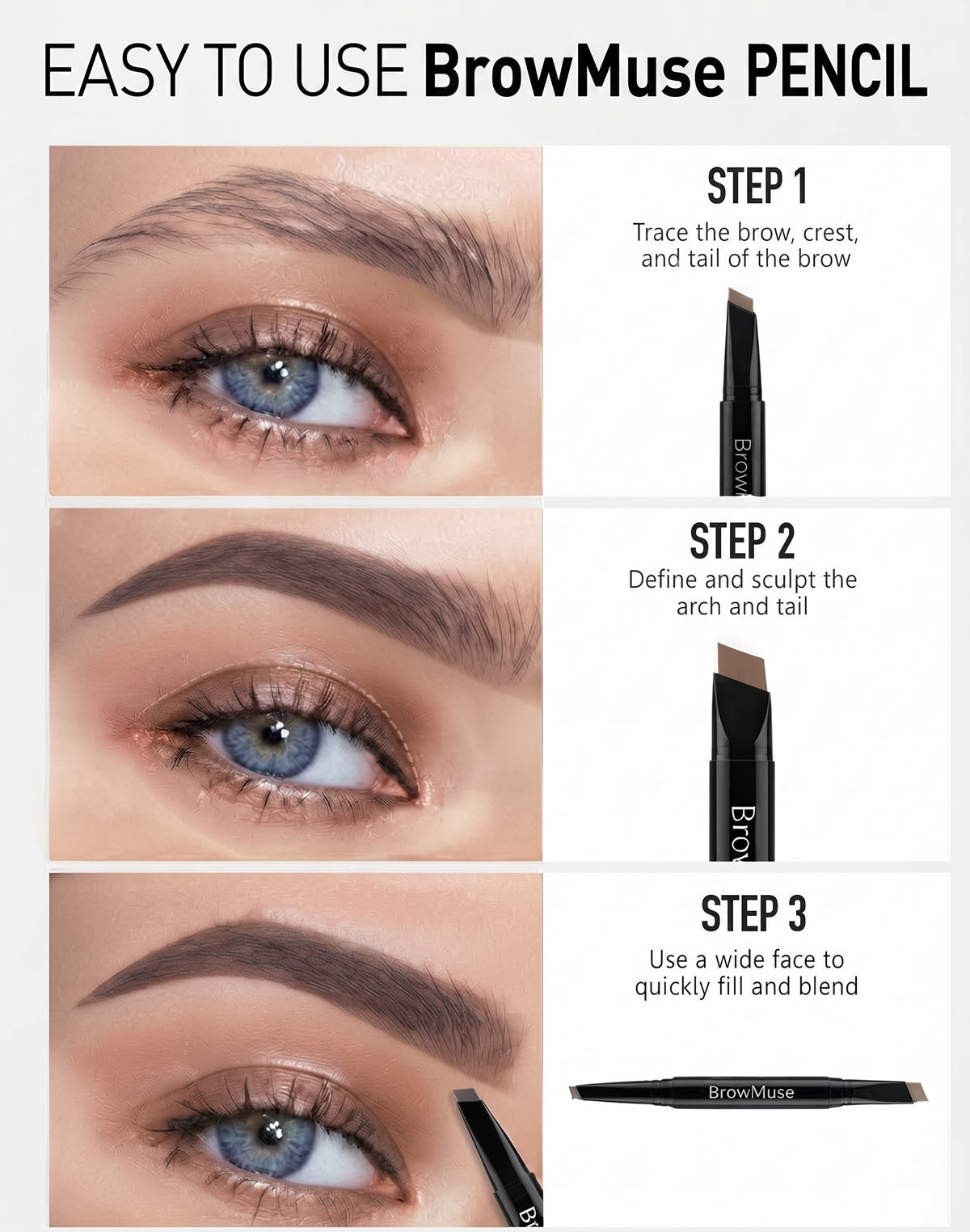 BrowMuse™- Hair Stroke Pencil 2.0